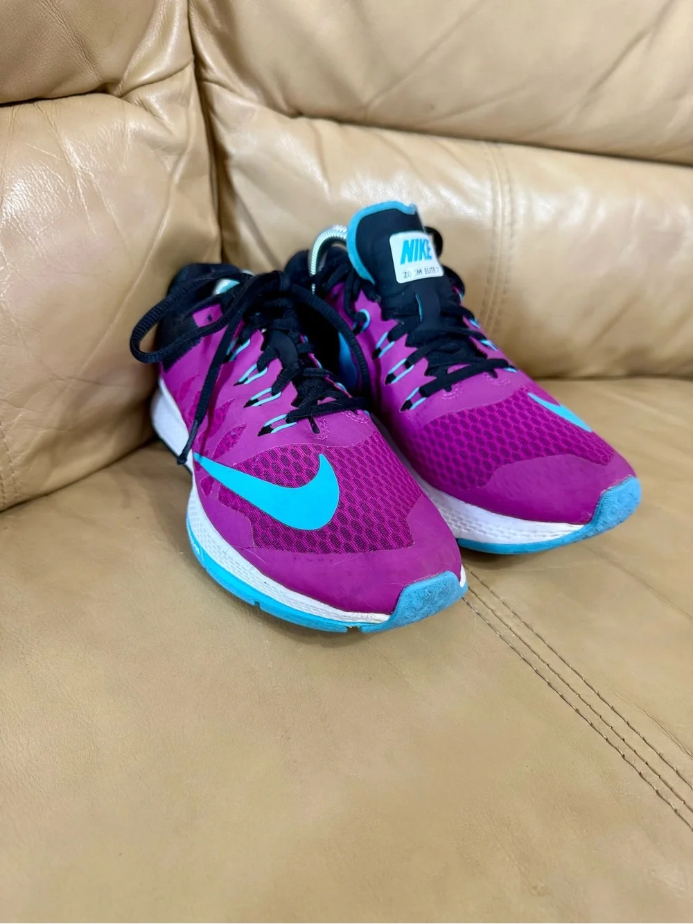 Nike Air Zoom Elite 7 Fuchsia Clearwater Running Shoes Women’s 6